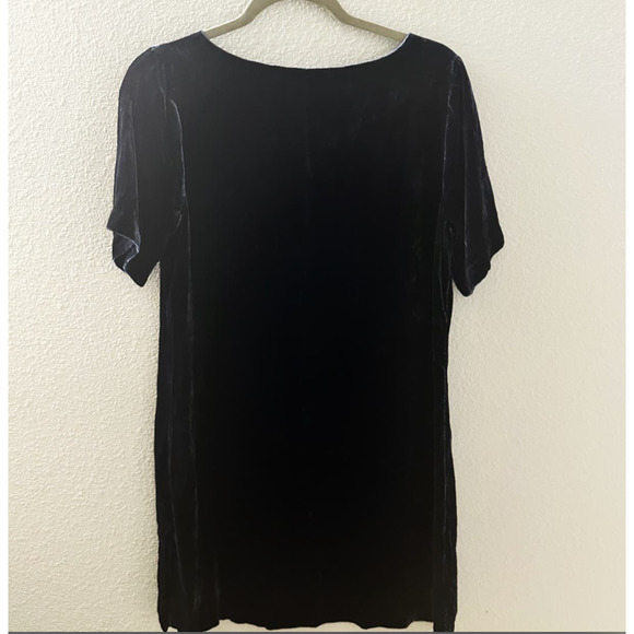 Sundance Women's Midnight Blue Olivia Velvet Mini Dress Size Medium - Picture 4 of 8